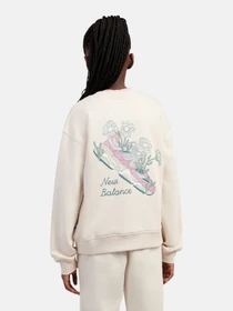 Худи и свитшоты New Balance Flower Shoe Graphic Crew модель LAKG0203BIS Фото