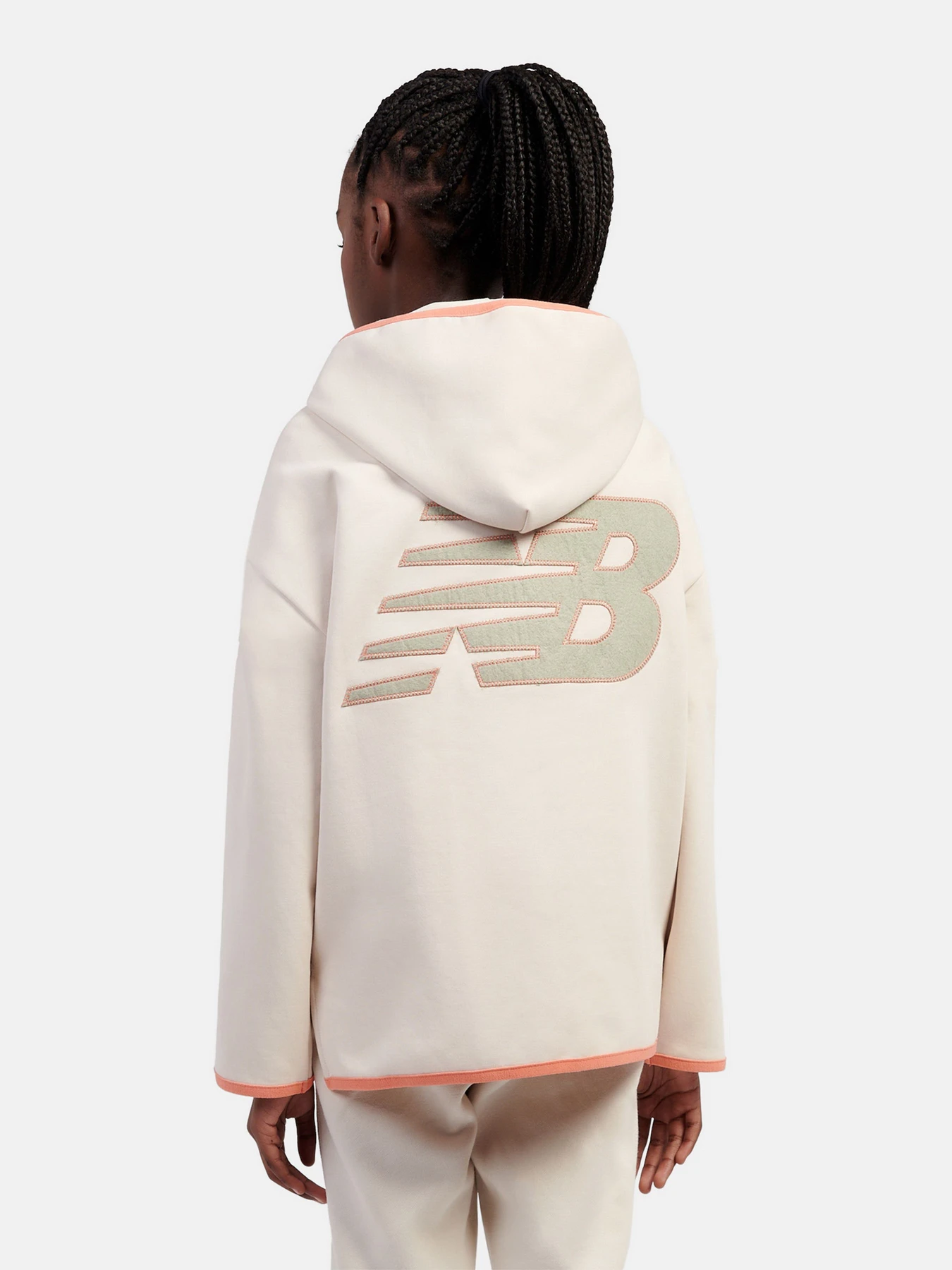Худи и свитшоты New Balance Brush Back Small Logo Full Zip модель LAKG0210BIS Фото