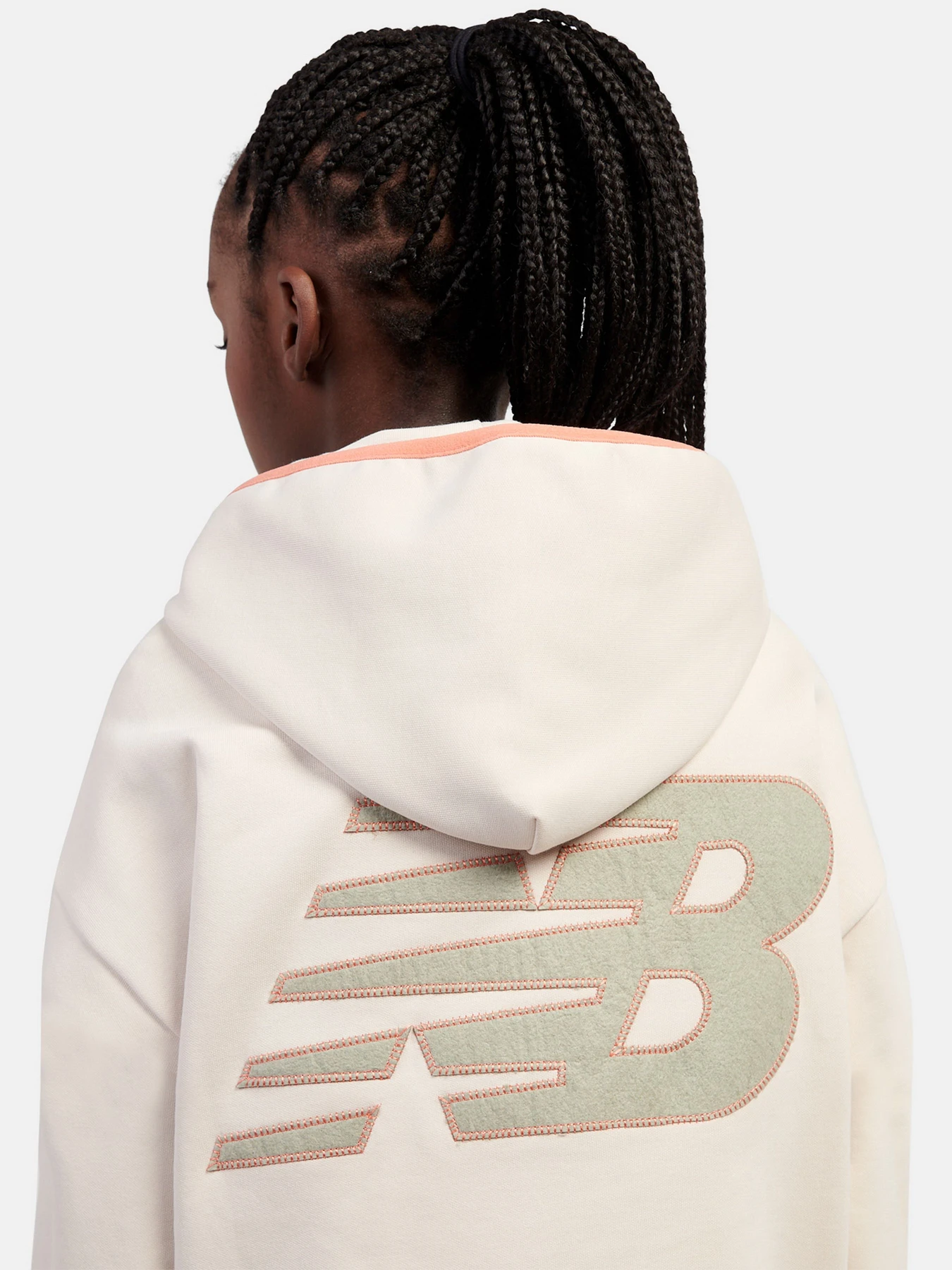 Худи и свитшоты New Balance Brush Back Small Logo Full Zip модель LAKG0210BIS Фото