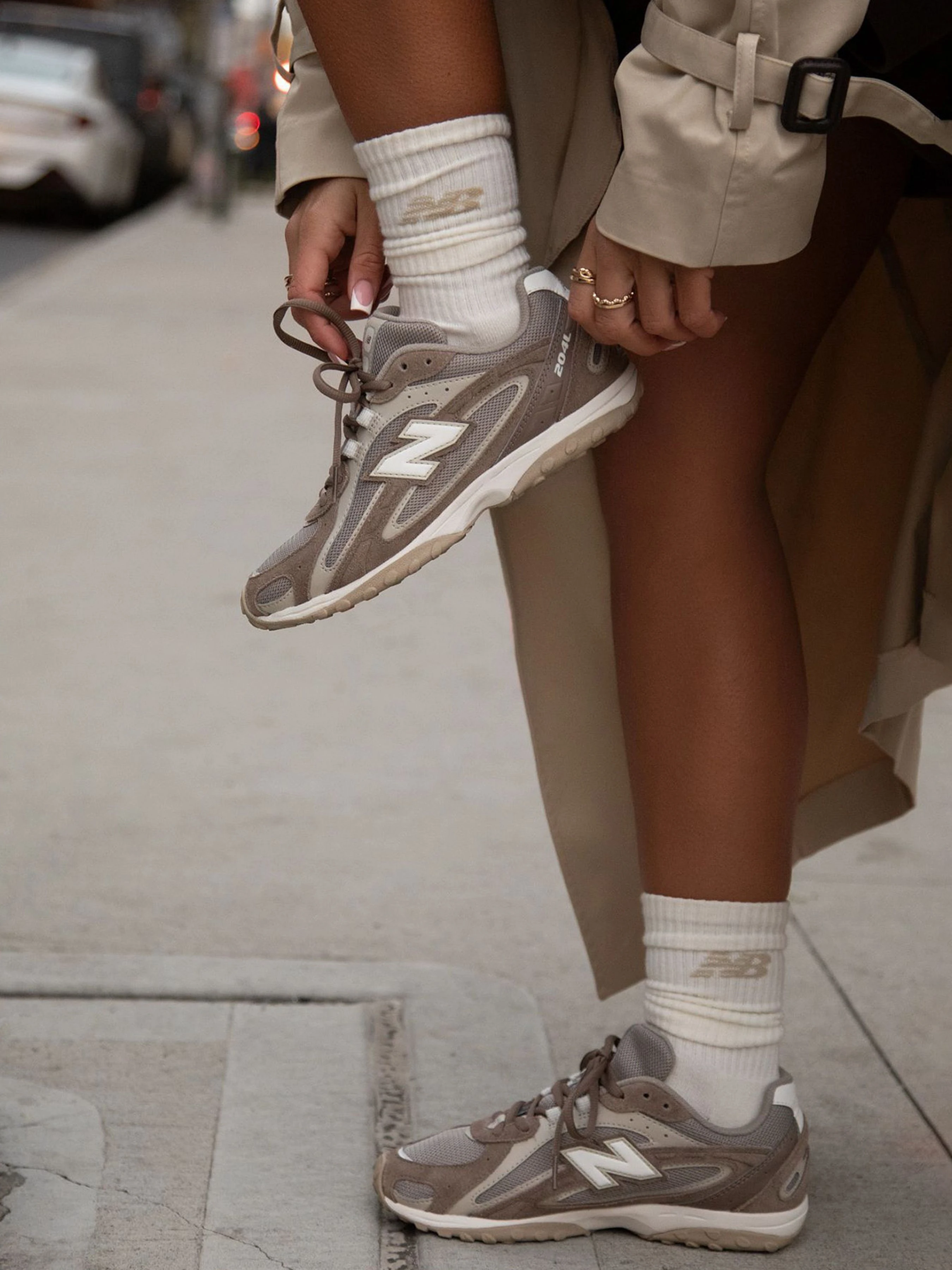 Замшеві Жіночі Кросівки повсякденні New Balance фото 3