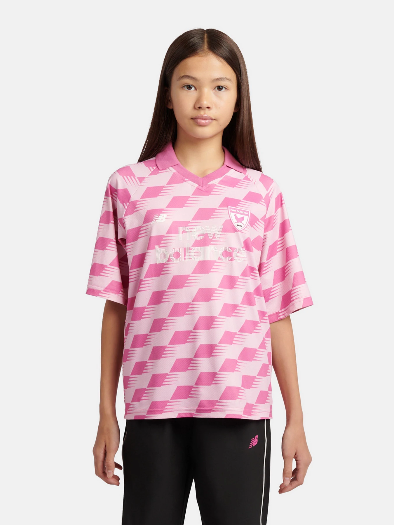 Футболки и поло New Balance Megaspeed Printed Football модель YT61W8VCLIR Фото