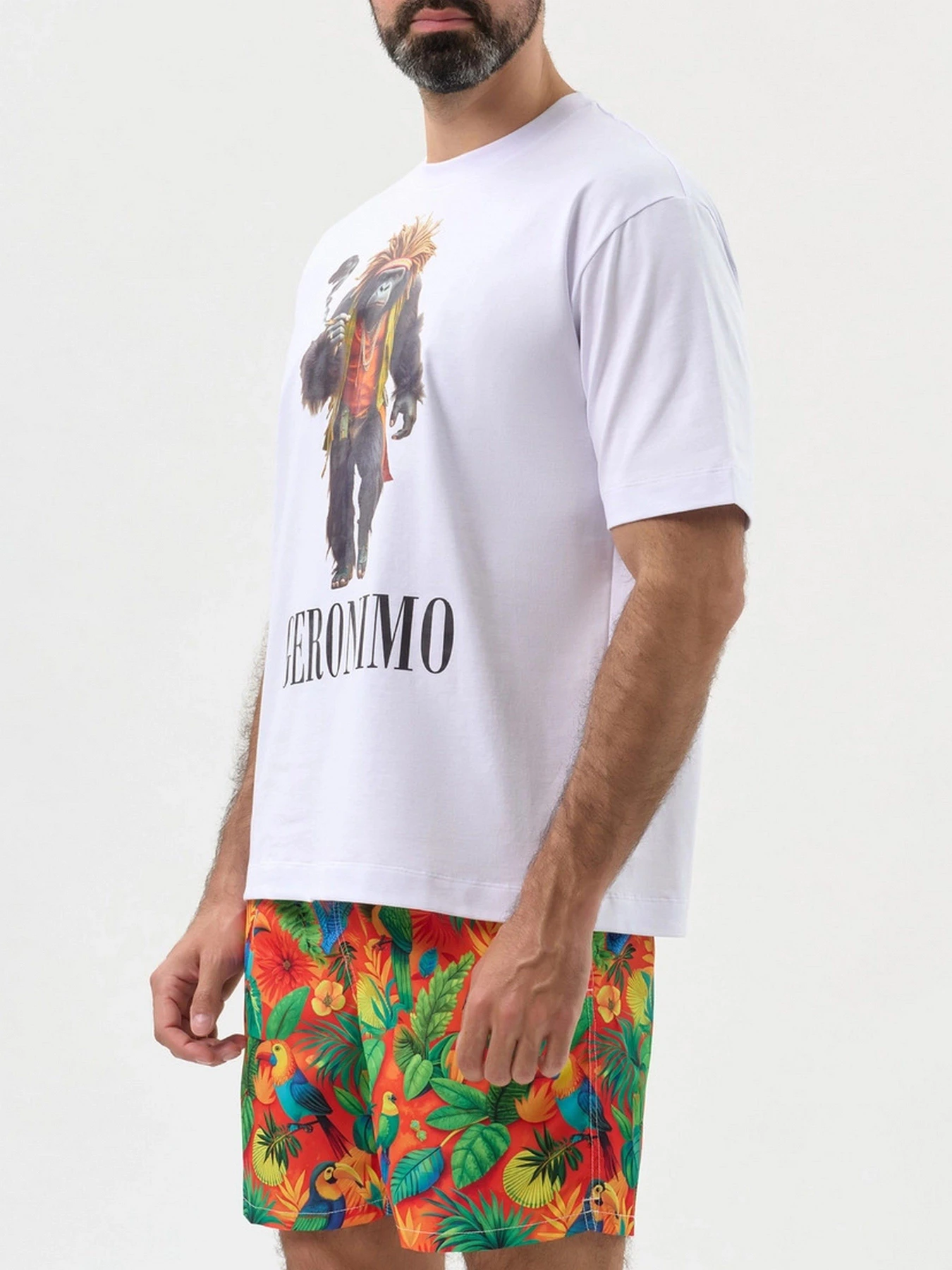 Футболки і поло Geronimo Rasta Gorila White модель Rasta Gorila Футболки і поло Geronimo Rasta Gorila White модель Rasta Gorila Фото