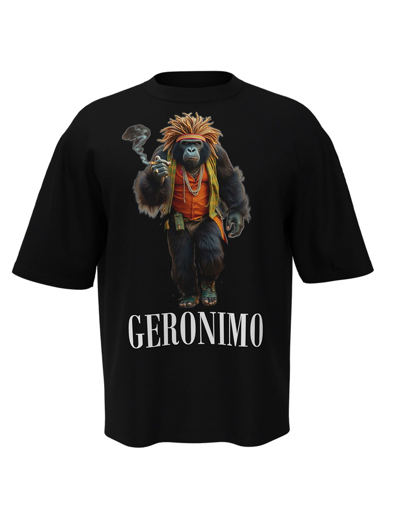 Футболки і поло Geronimo Rasta Gorila-BLK модель Gorila Футболки і поло Geronimo Rasta Gorila-BLK модель Gorila Фото