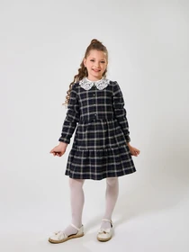 Платья SMIL модель smil_120542-1-tsine-zelenaa-kletka Фото