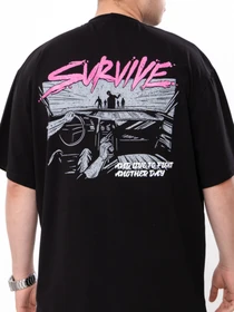 Футболки и поло Носи своє модель 3383-036-33-3-chornij-survive Фото