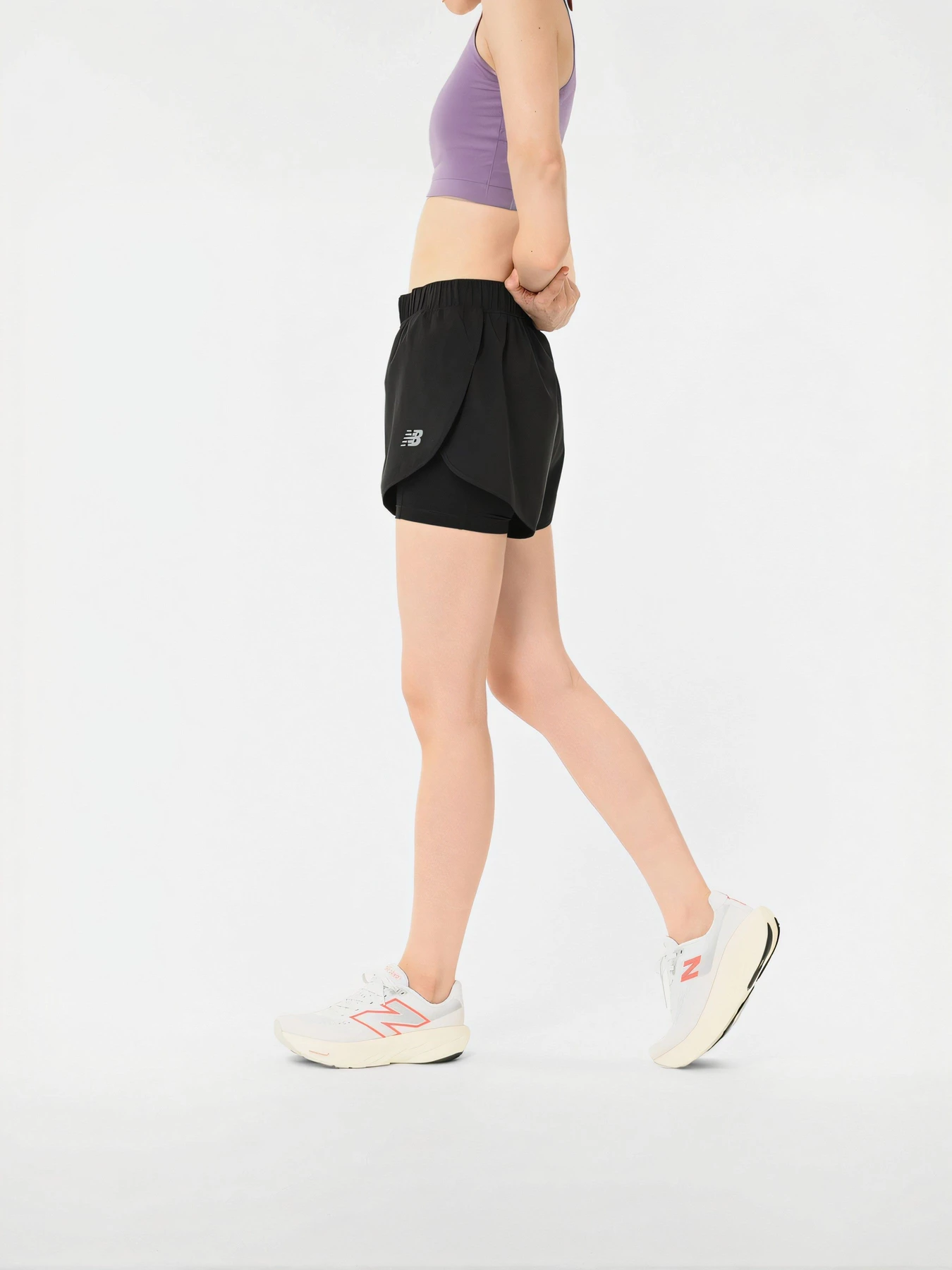 Шорты New Balance 2-in-1 Performance 3" модель WS51465BK Шорты New Balance 2-in-1 Performance 3" модель WS51465BK Фото