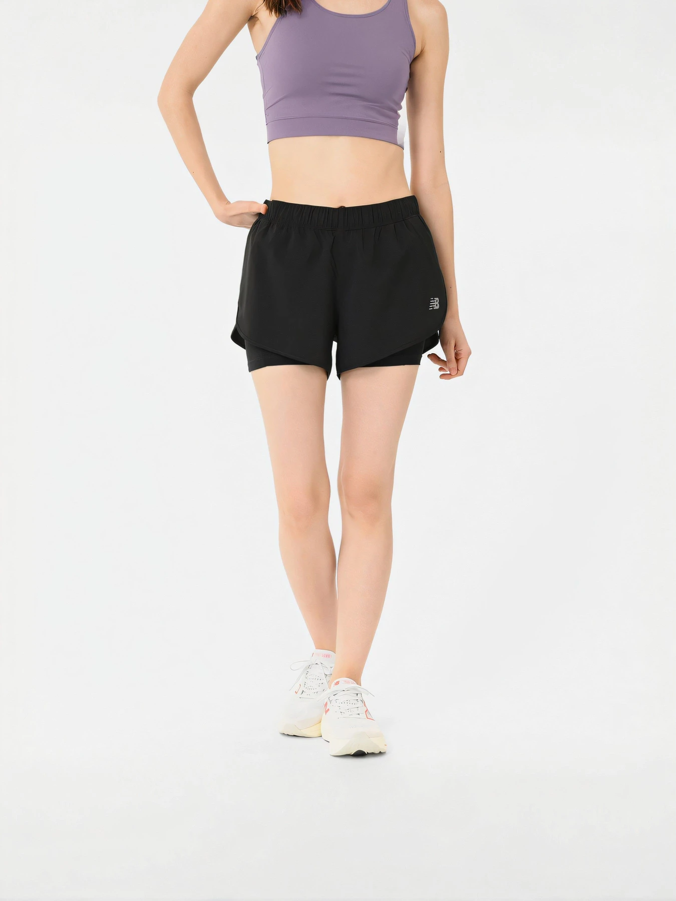 Шорты New Balance 2-in-1 Performance 3" модель WS51465BK Шорты New Balance 2-in-1 Performance 3" модель WS51465BK Фото