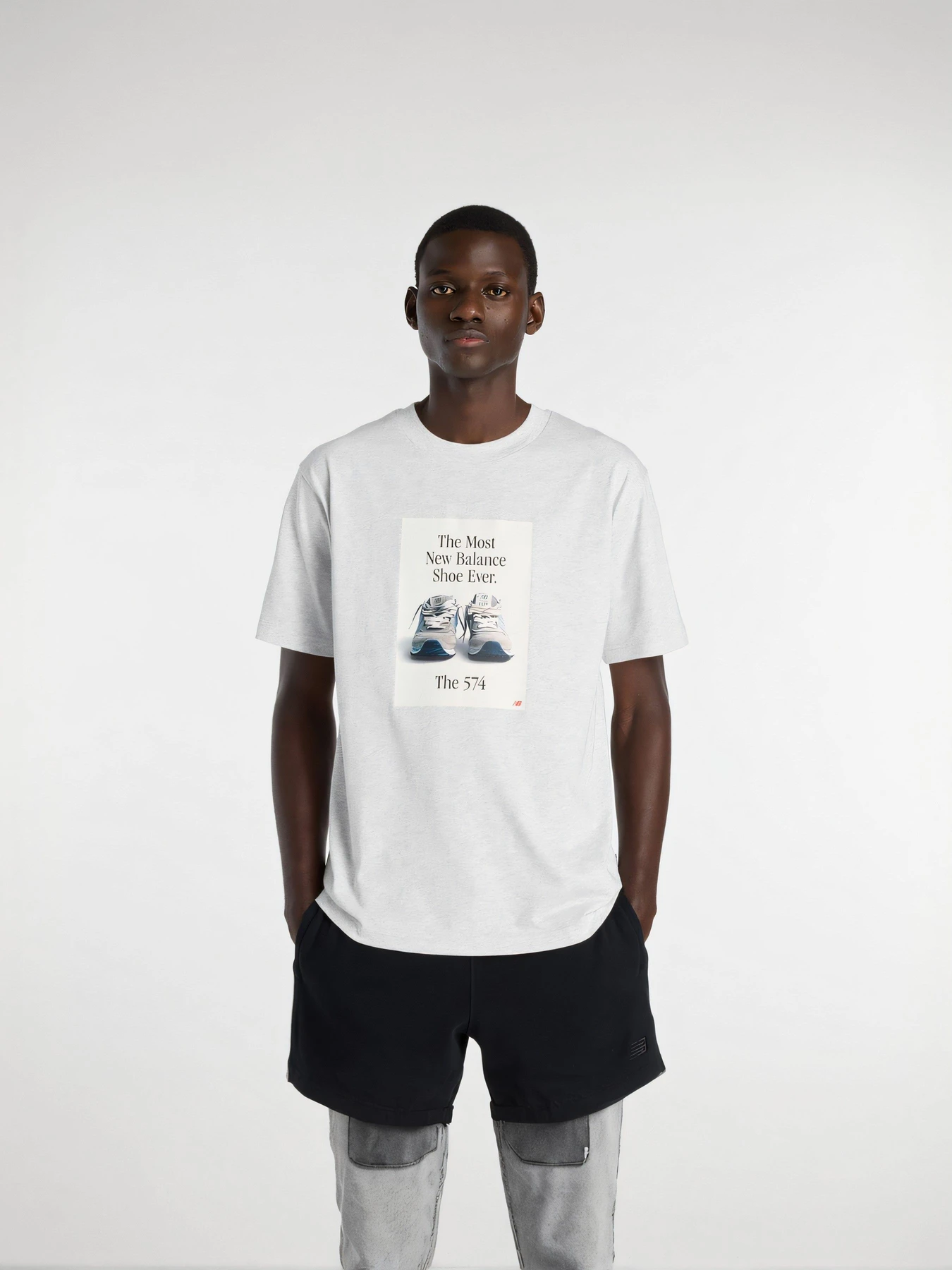Футболки и поло New Balance модель MT61B0WFAHH Футболки и поло New Balance модель MT61B0WFAHH Фото