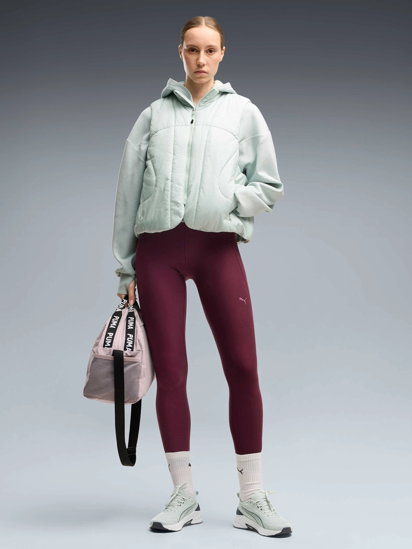 Штани PUMA W Cloudspun Tight - Hw Fl модель 527452 Штани PUMA W Cloudspun Tight - Hw Fl модель 527452 Фото