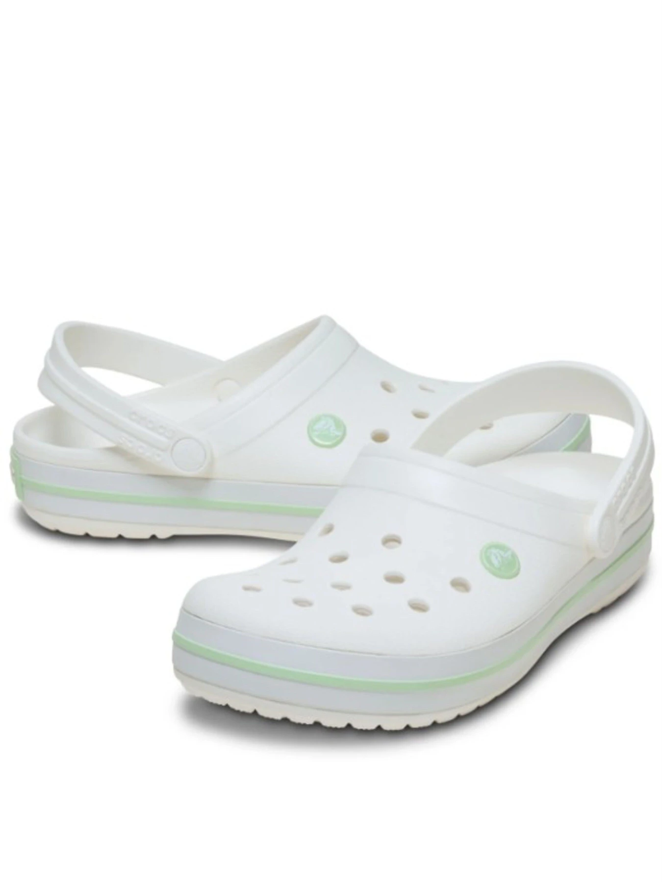 Шльопанці Crocs модель 11016 WHI/SER Фото
