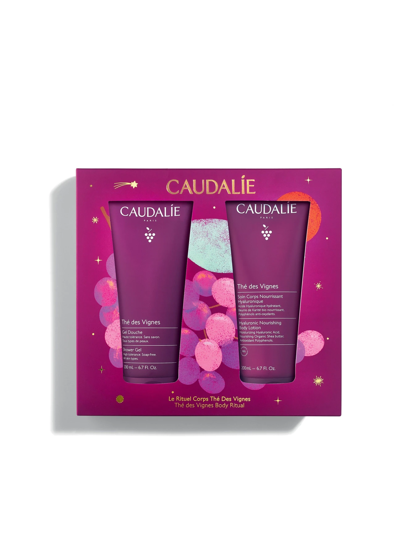 Набір лосьйон для тіла та гель для душу Thé des Vignes Body Set - Xmas 2026 CAUDALIE модель 602 Фото