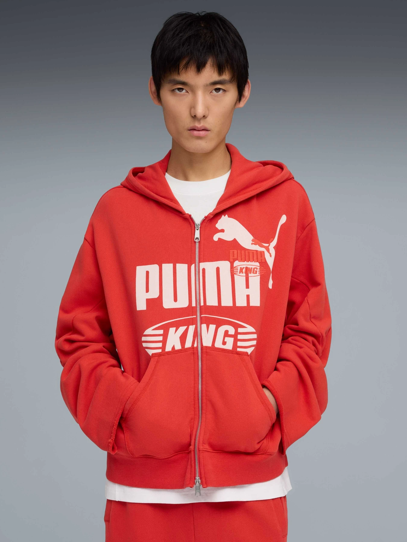 Худи и свитшоты PUMA King Full-zip Hoodie модель 634720 Фото