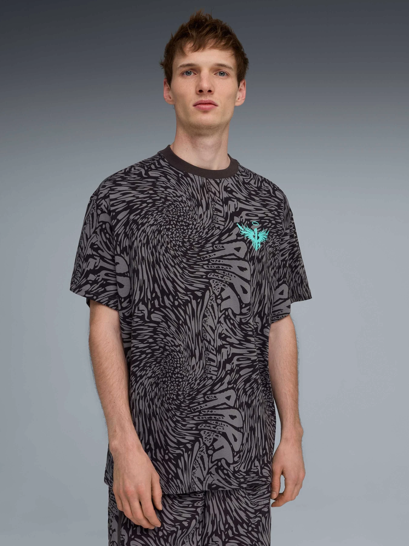 Футболки и поло PUMA Lamelo x Melo World Aop Tee модель 634602 Фото