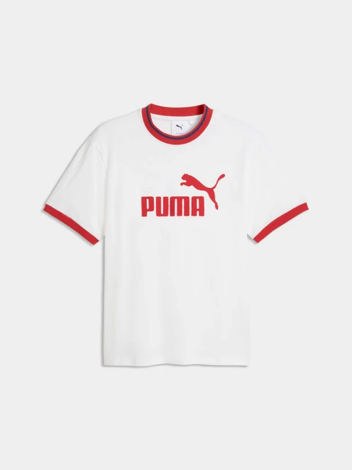 Футболки і поло PUMA T7 Ringer Tee модель 635189 Фото