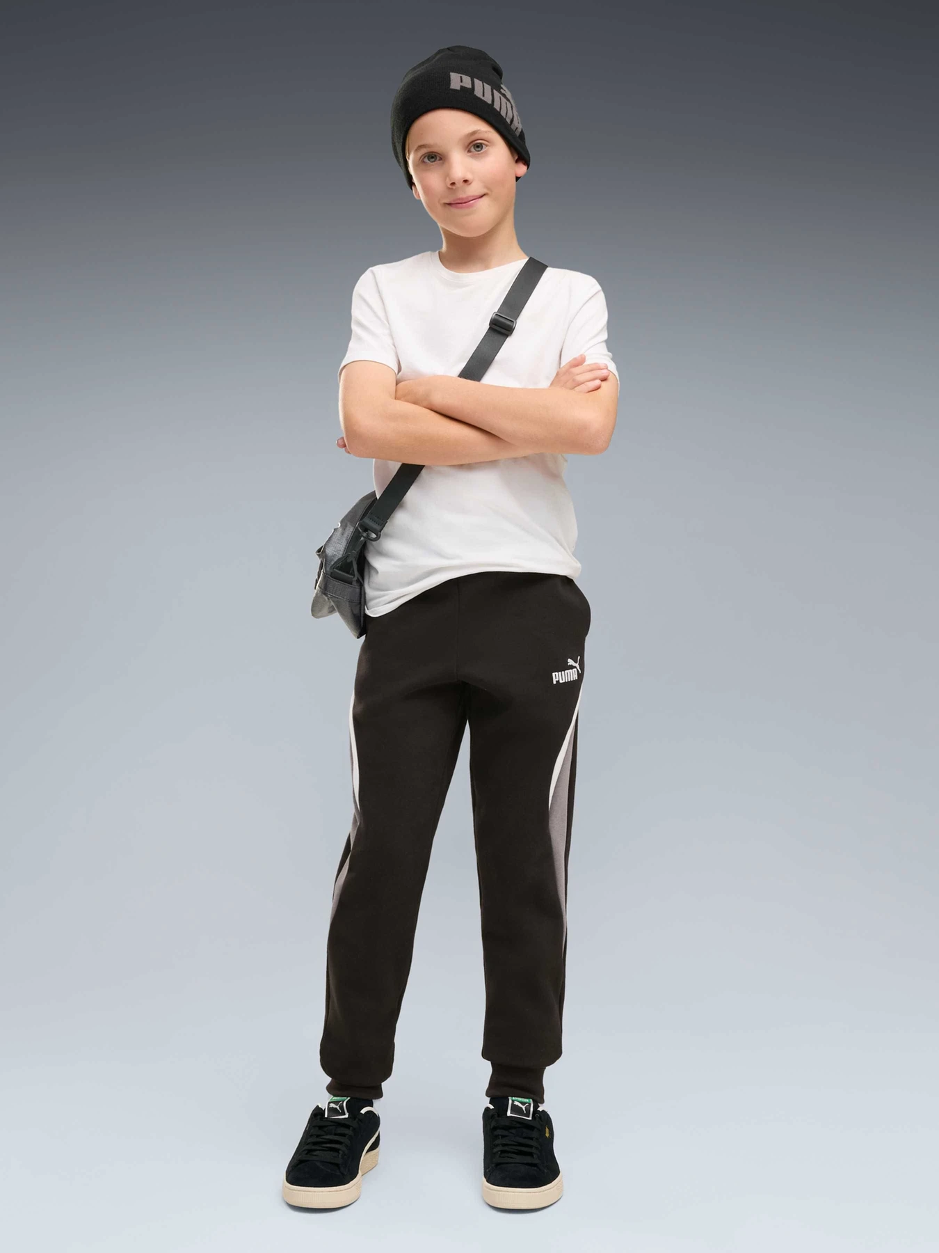 Брюки PUMA Ess Block Sweatpants модель 694736 Брюки PUMA Ess Block Sweatpants модель 694736 Фото