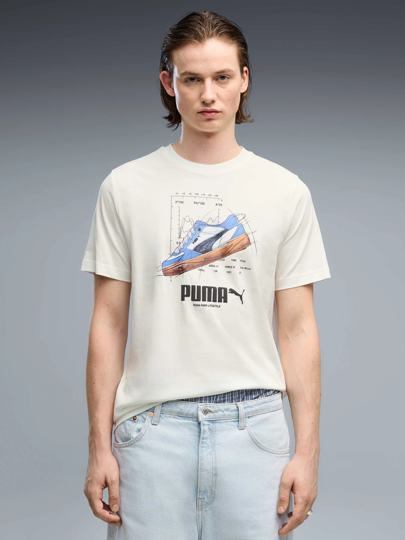 Футболки и поло PUMA Graphics Sneaker Tee модель 694358 Фото