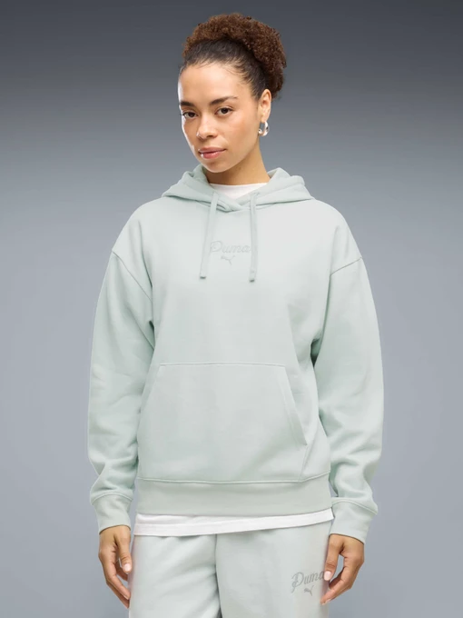 Жіноче Худі PUMA Ess Script Comfort Hoodie Fl фото 3