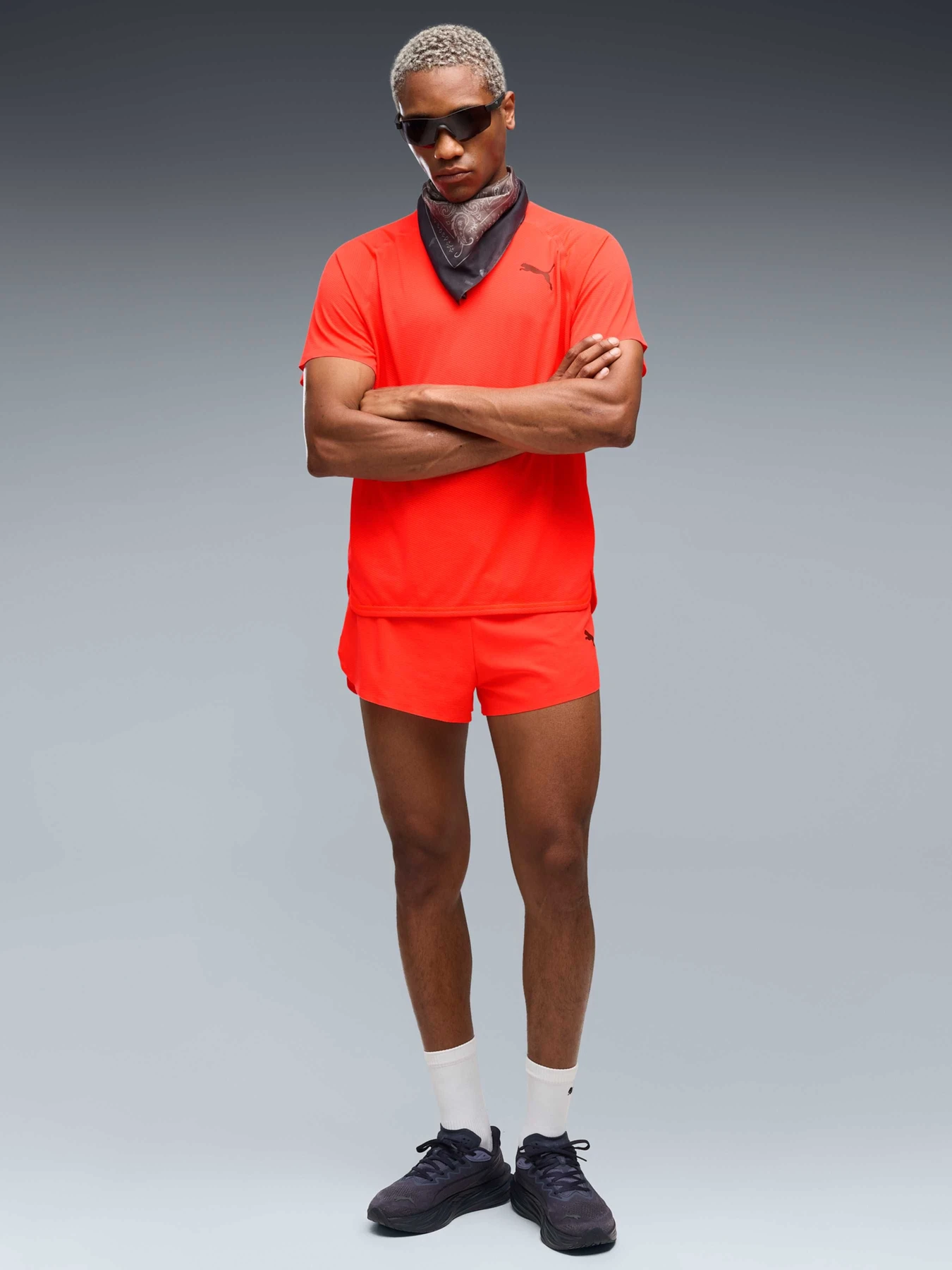 Шорты PUMA M Lightspeed Uw 2 Split Shrt модель 528436 Фото