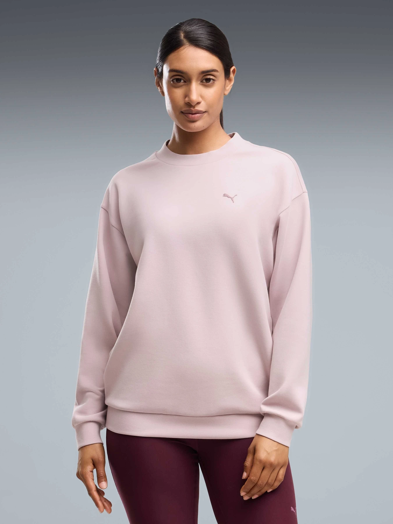 Худи и свитшоты PUMA W Cloudspun Crew Neck модель 529154 Фото