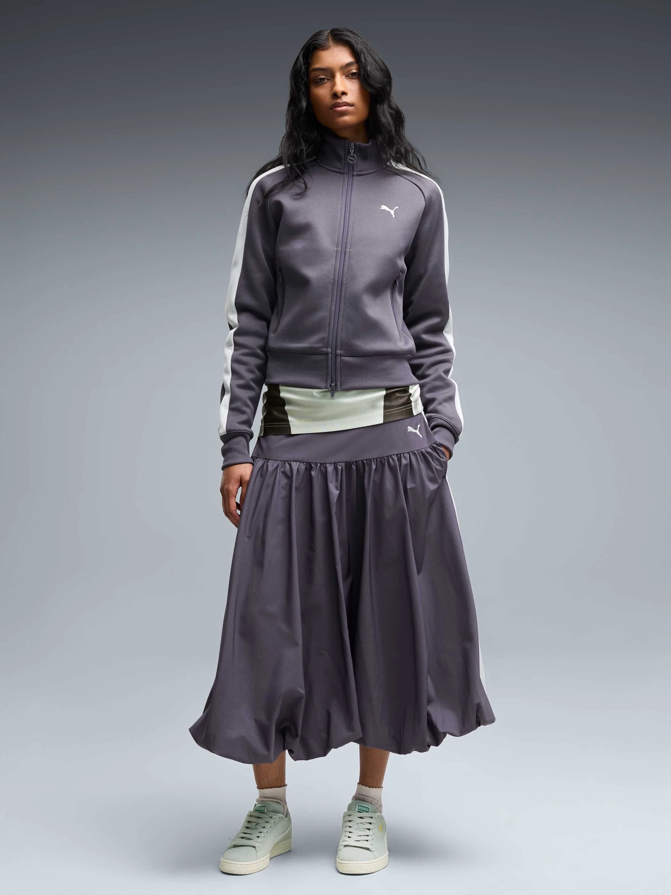 Юбки PUMA T7 Balloon Midi Skirt модель 637577 Фото