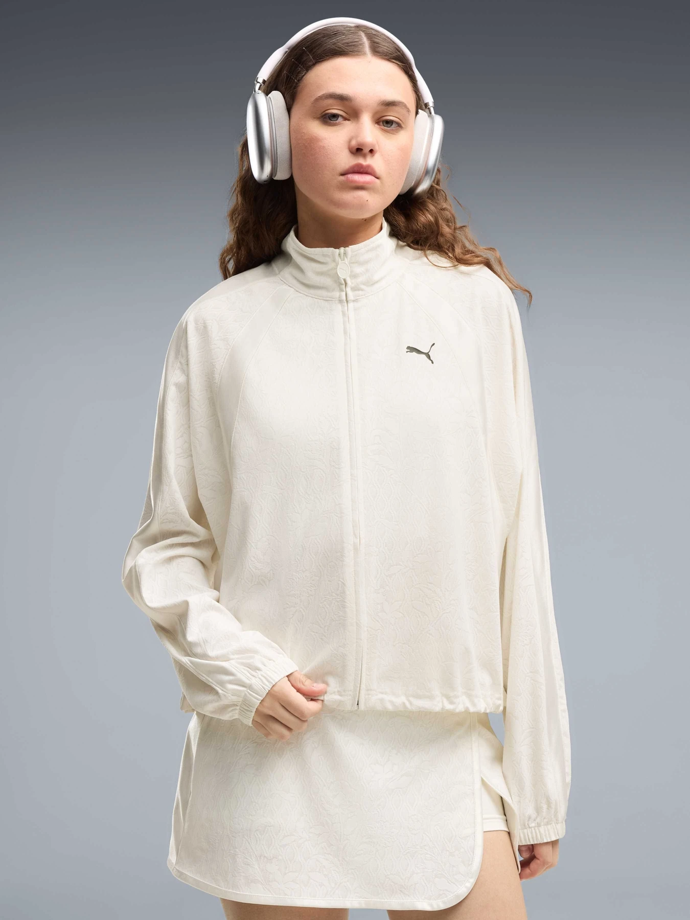 Худі та світшоти PUMA Lace Pack T7 Relaxed Jacket модель 638735 Фото