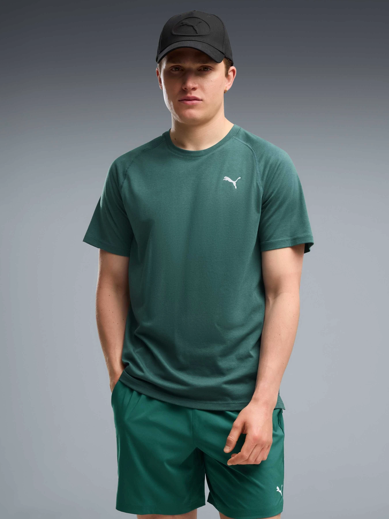 Футболки и поло PUMA M Pwrtrain Triblend Tee модель 528532 Фото