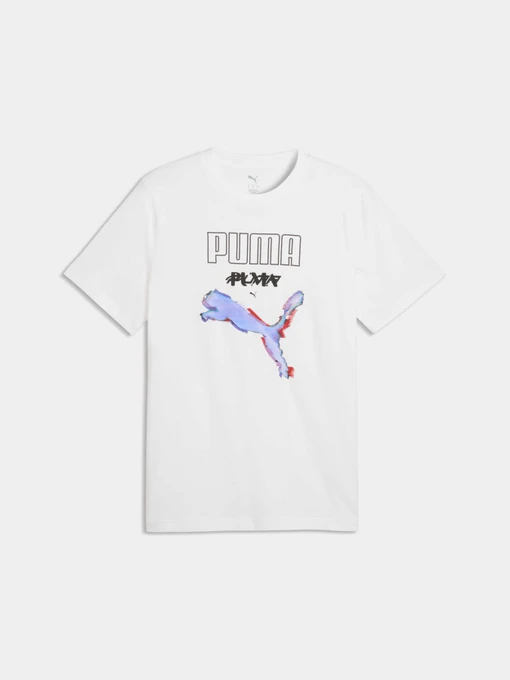 Футболки и поло PUMA Graphics Cyber Tee модель 694361 Фото