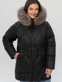Куртки и дубленки UVENTUM модель LRD-05-K-PES-BLC Фото