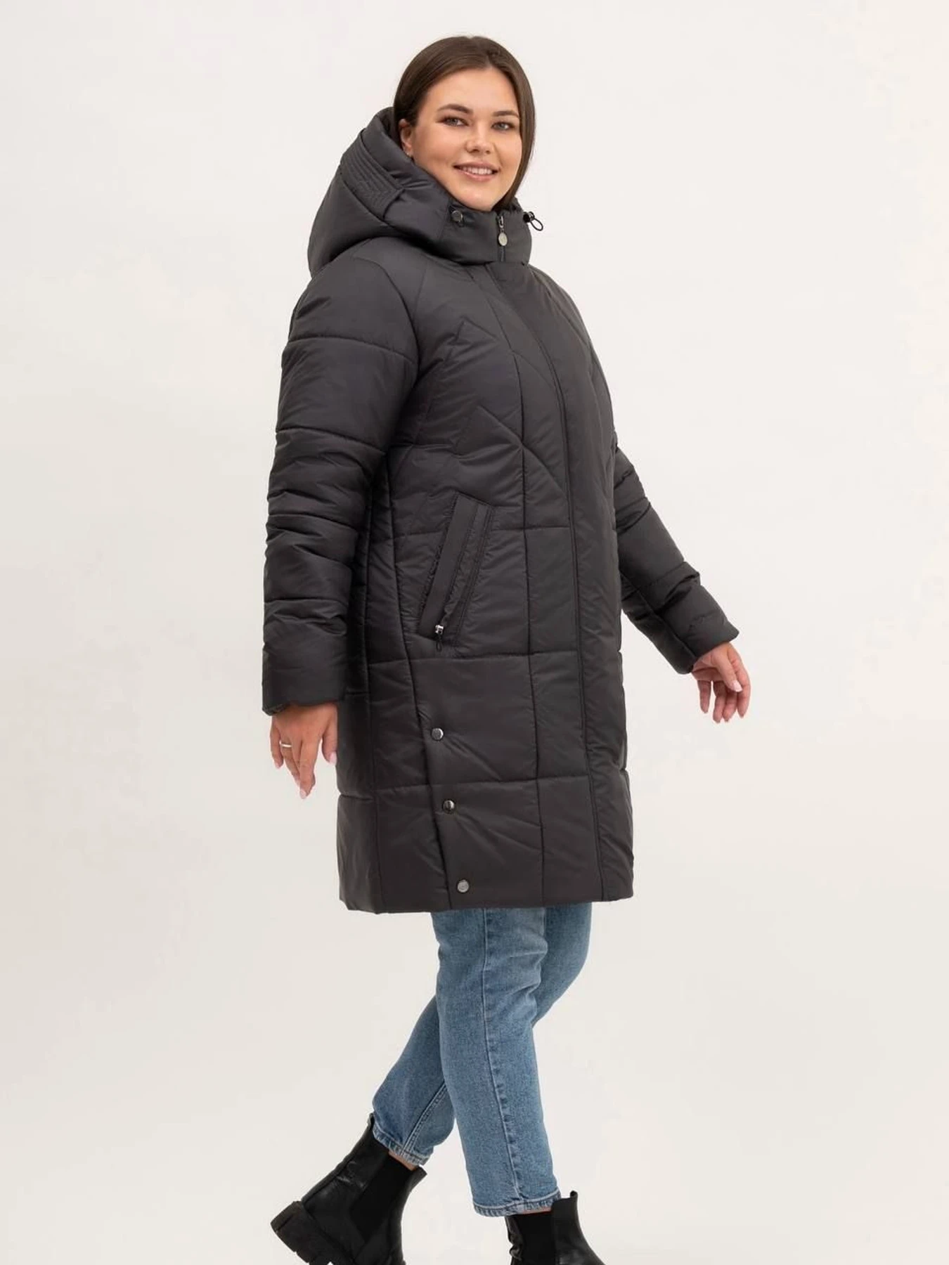 Куртки та дублянки UVENTUM модель LRD-8-1-graphite Фото