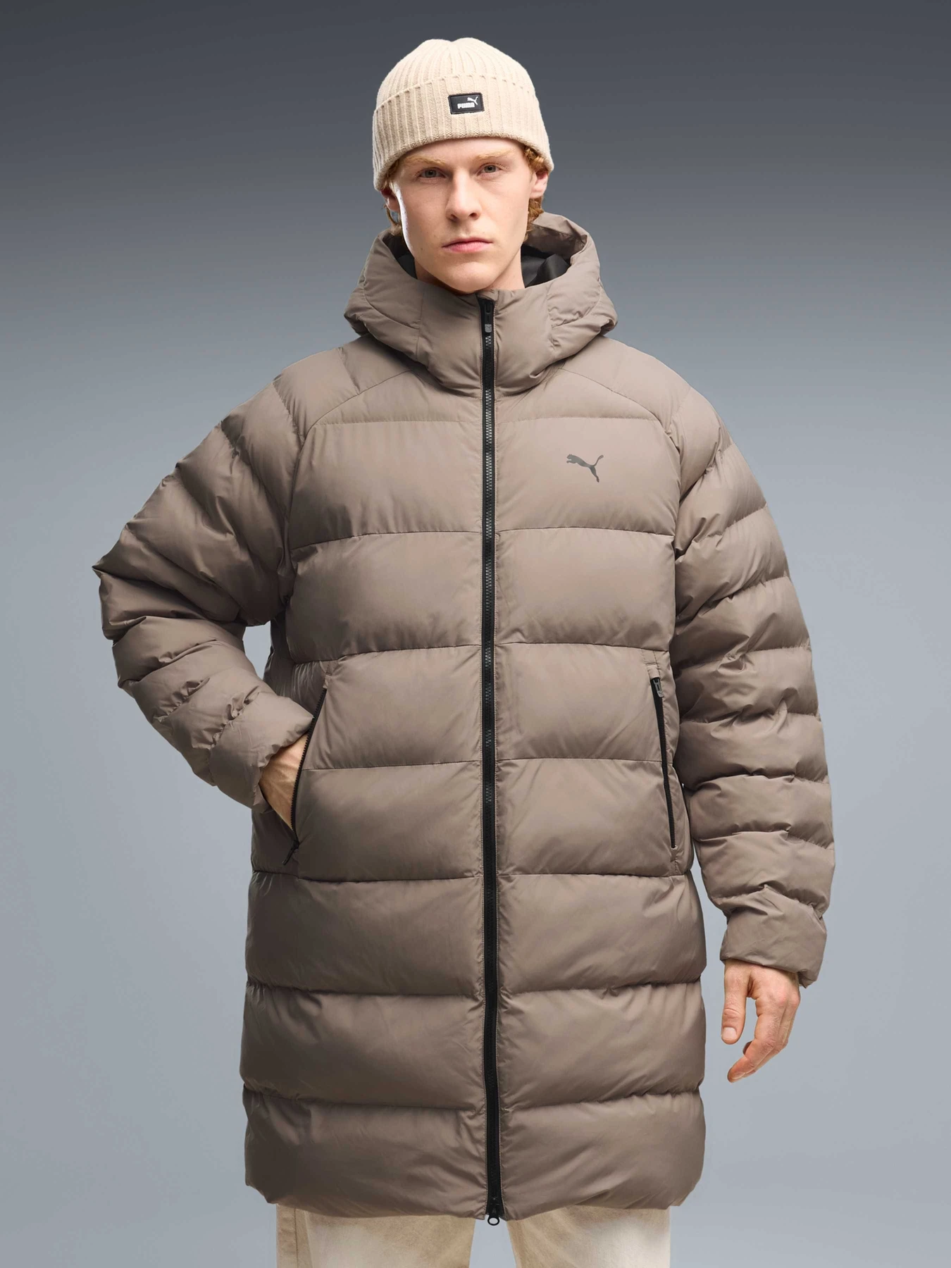 Куртки и дубленки PUMA Mono Hooded Parka модель 688366 Куртки и дубленки PUMA Mono Hooded Parka модель 688366 Фото