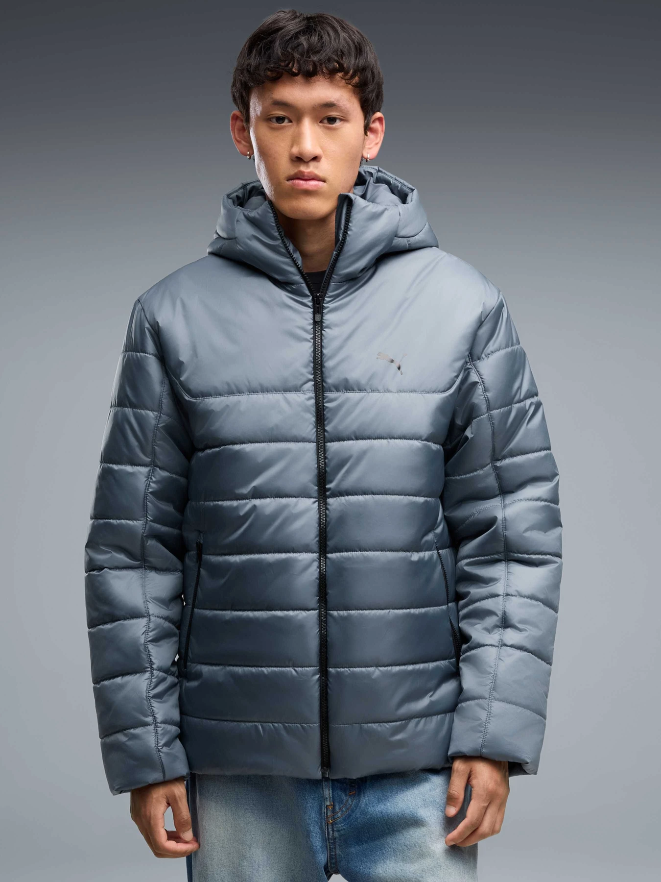 Куртки и дубленки PUMA Ess Hooded Padded Jacket модель 685211 Фото