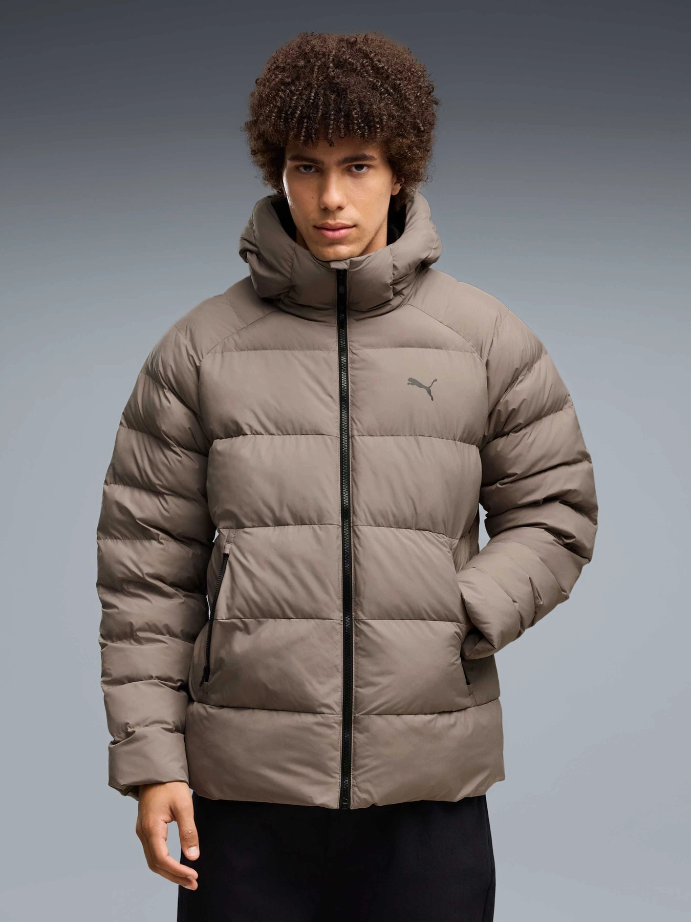 Куртки и дубленки PUMA Mono Hooded Jacket модель 688367 Куртки и дубленки PUMA Mono Hooded Jacket модель 688367 Фото