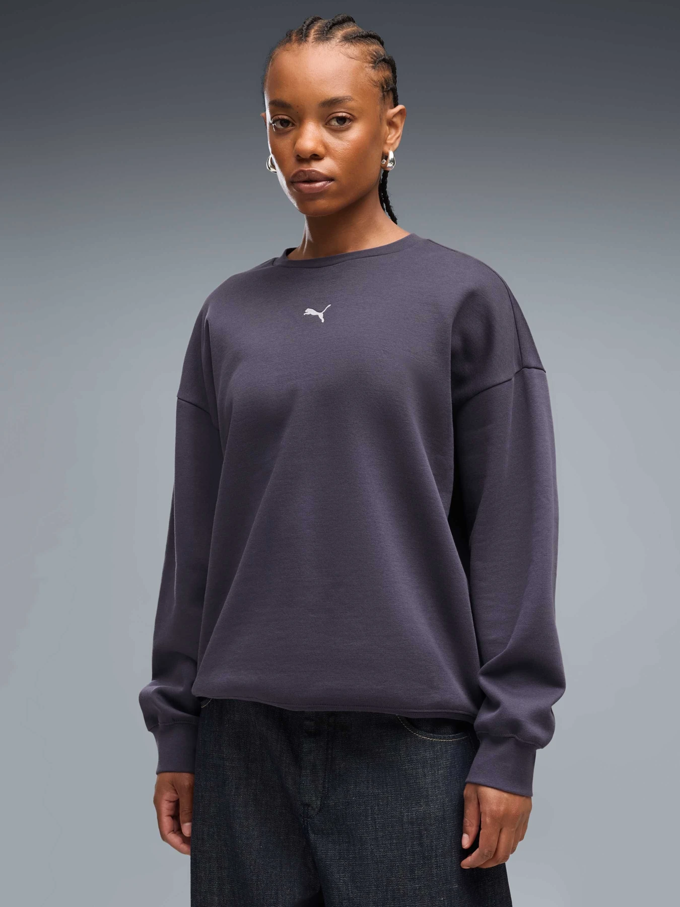 Худі та світшоти PUMA Ess Oversized Crew модель 685400 Фото