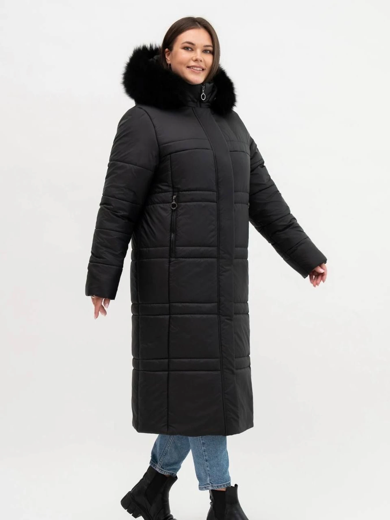 Куртки и дубленки UVENTUM модель LRD-9-pes-black Куртки и дубленки UVENTUM модель LRD-9-pes-black Фото