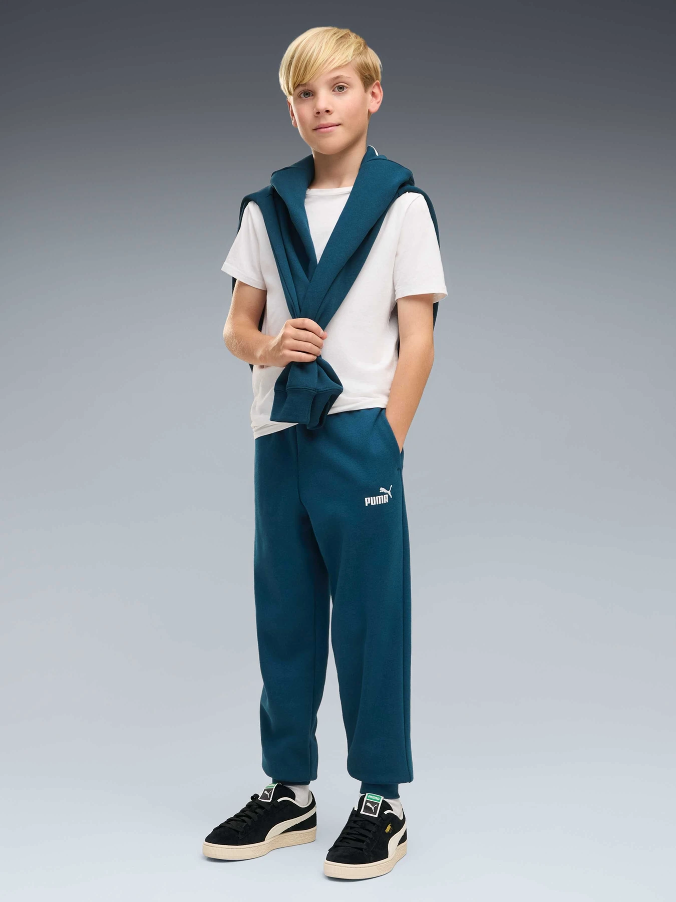 Штани PUMA Ess No. 1 Logo Sweatpants Fl модель 684912 Штани PUMA Ess No. 1 Logo Sweatpants Fl модель 684912 Фото