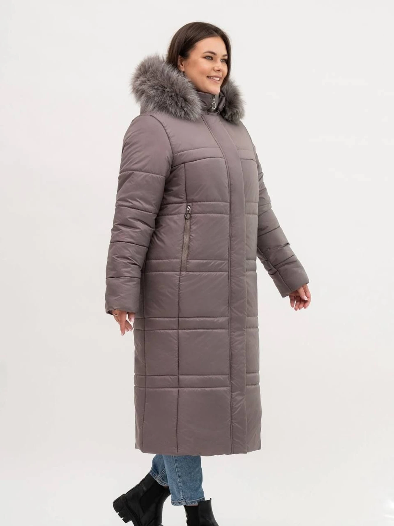 Куртки и дубленки UVENTUM модель LRD-9-pes-mocha Куртки и дубленки UVENTUM модель LRD-9-pes-mocha Фото