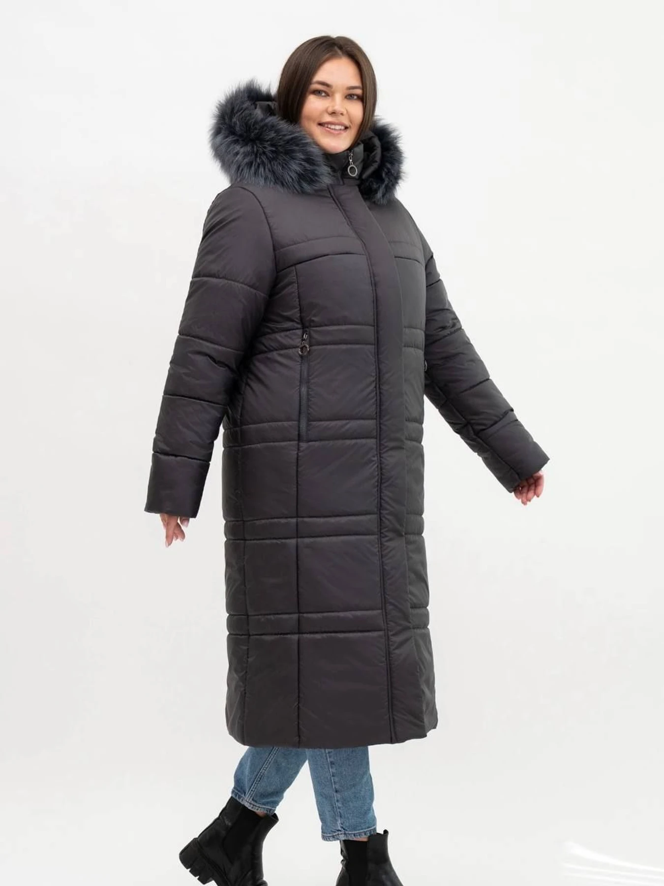 Куртки и дубленки UVENTUM модель LRD-9-pes-graphite Куртки и дубленки UVENTUM модель LRD-9-pes-graphite Фото