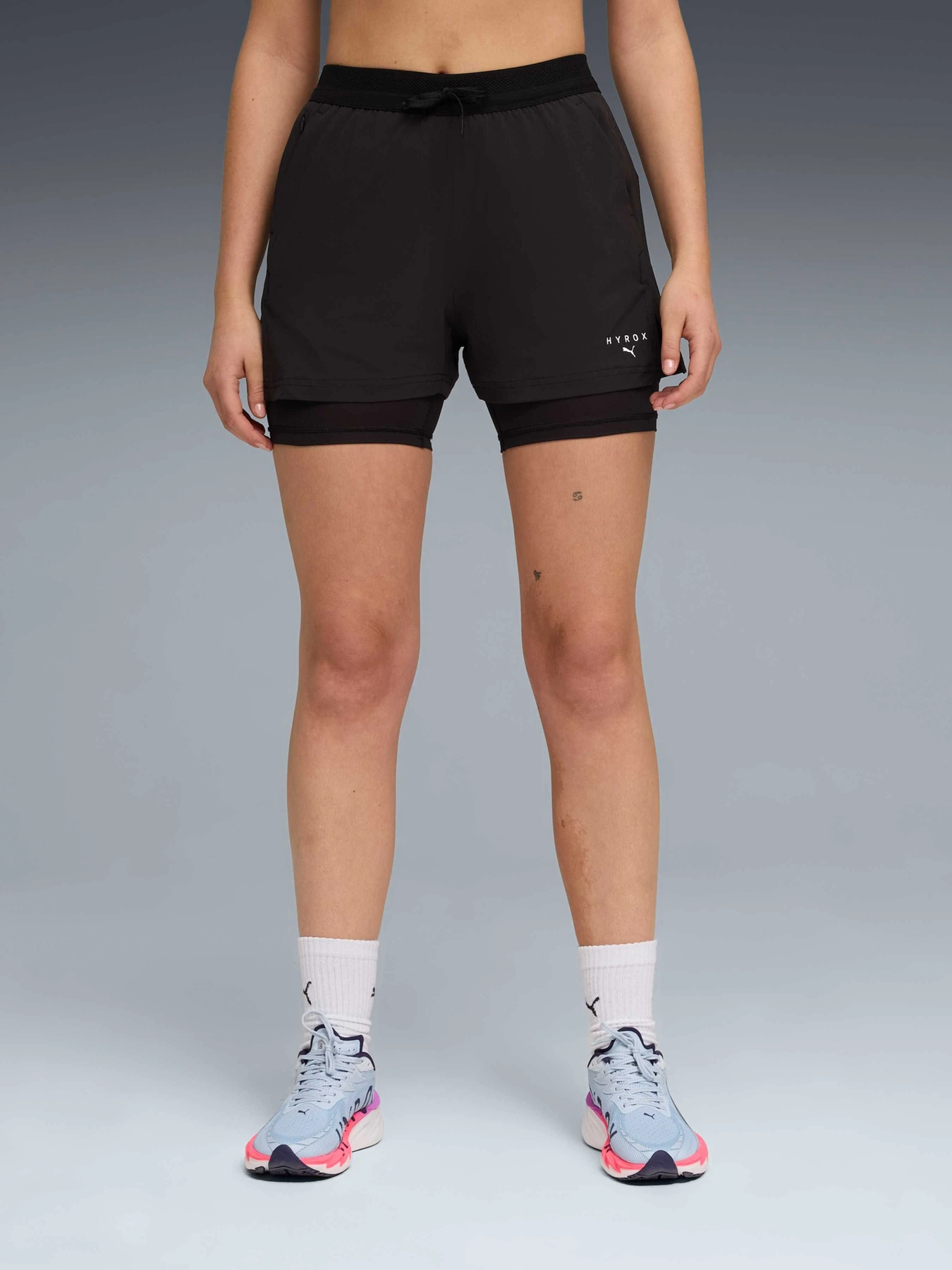 Шорты PUMA W Hyrox Dryelite 2in1 Short модель 528577 Шорты PUMA W Hyrox Dryelite 2in1 Short модель 528577 Фото