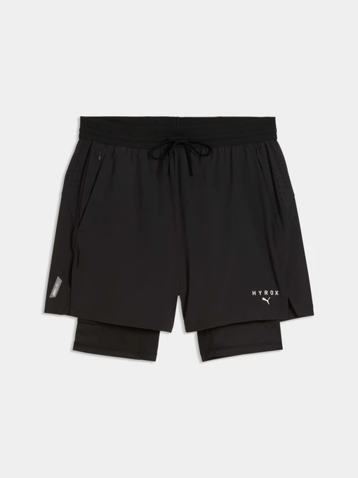Шорты PUMA M Hyrox Dryelite 2in1 Short модель 528566 Фото