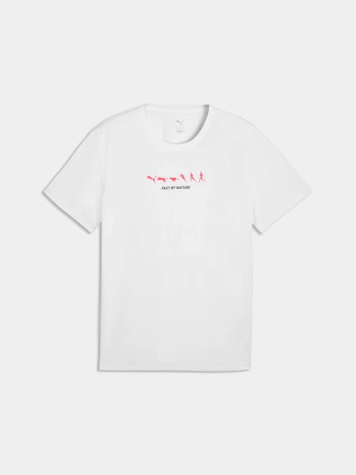 Футболки и поло PUMA M Run Slogan Graphic Tee модель 528973 Фото