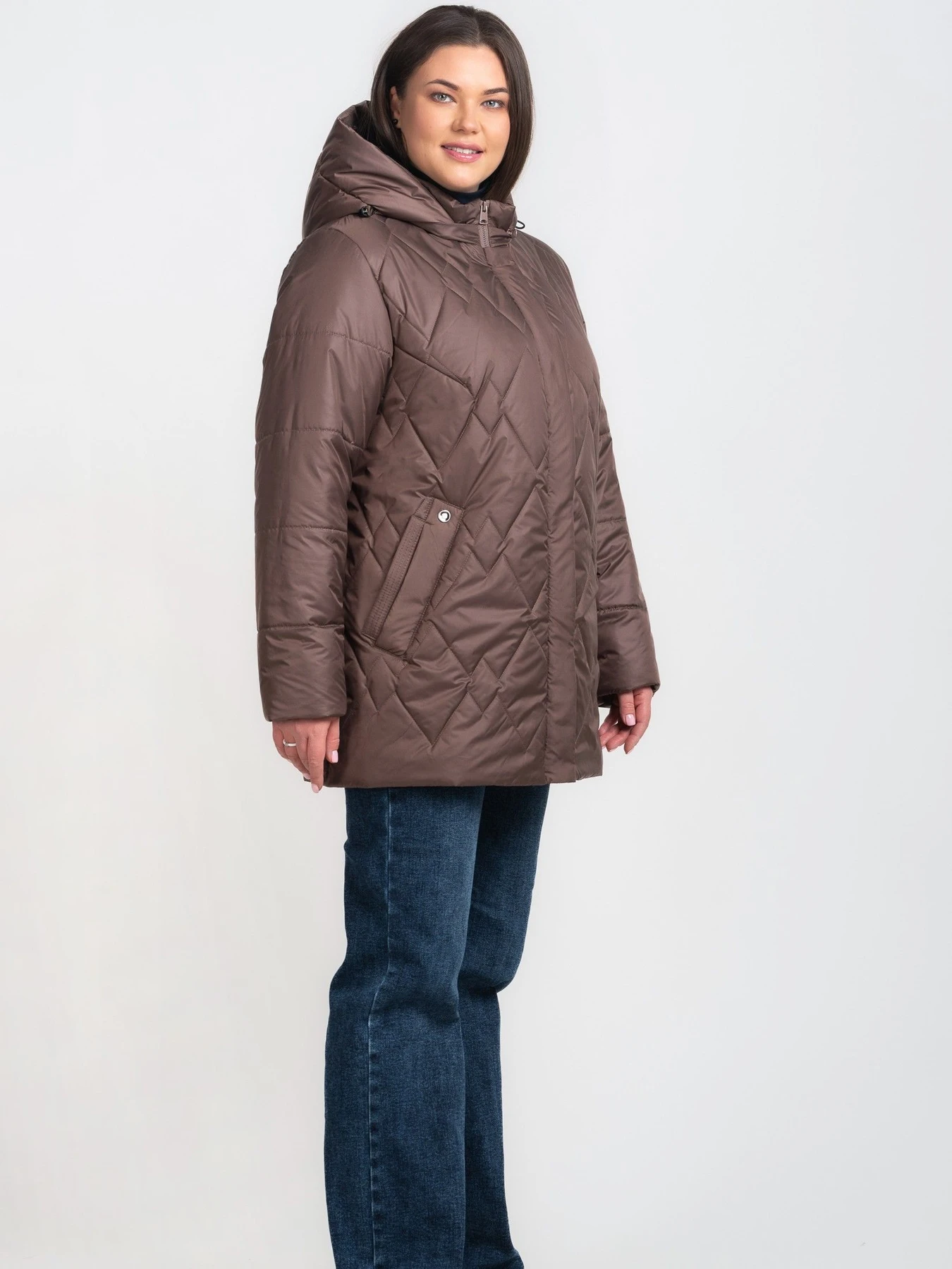 Куртки та дублянки UVENTUM модель LRD-204-chocolate Фото