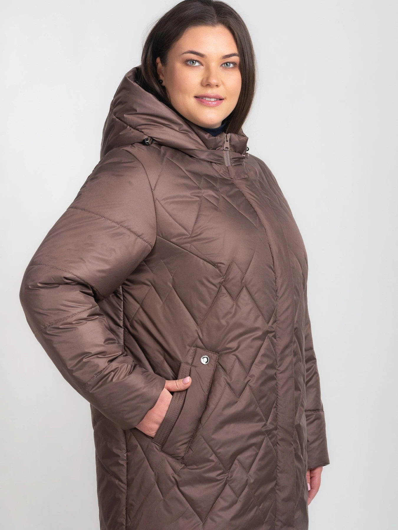 Куртки та дублянки UVENTUM модель LRD-204-chocolate Фото