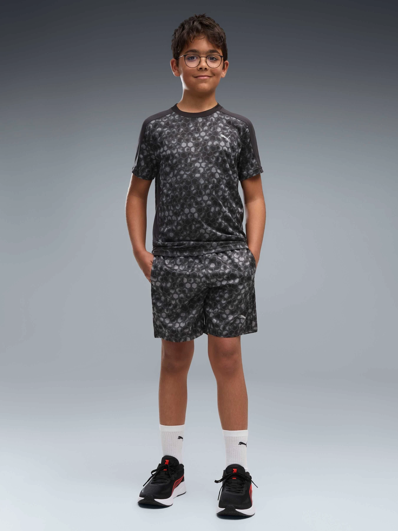 Шорты PUMA Ess Training Aop Shorts модель 529264 Шорты PUMA Ess Training Aop Shorts модель 529264 Фото