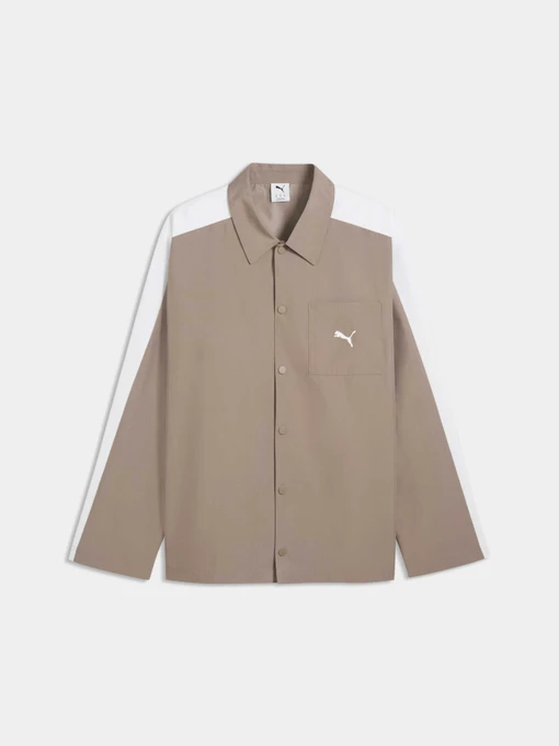 Худи и свитшоты PUMA T7 Relaxed Woven Overshirt модель 638362 Фото