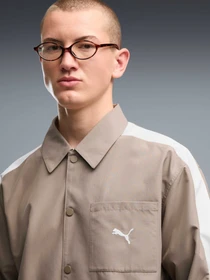 Худі та світшоти PUMA T7 Relaxed Woven Overshirt модель 638362 Фото