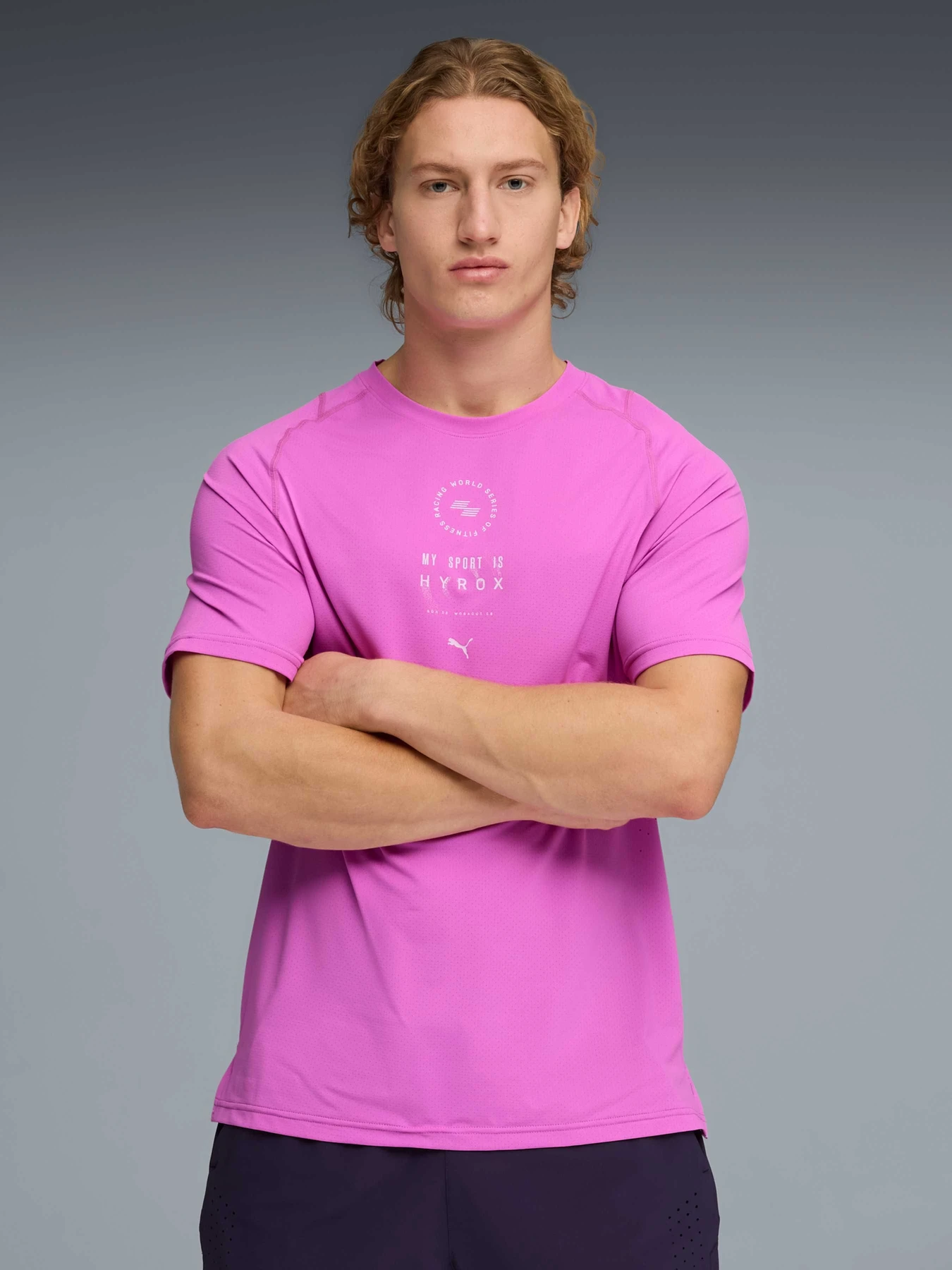 Футболки и поло PUMA M x Hyrox Dryelite Tee модель 528567 Футболки и поло PUMA M x Hyrox Dryelite Tee модель 528567 Фото
