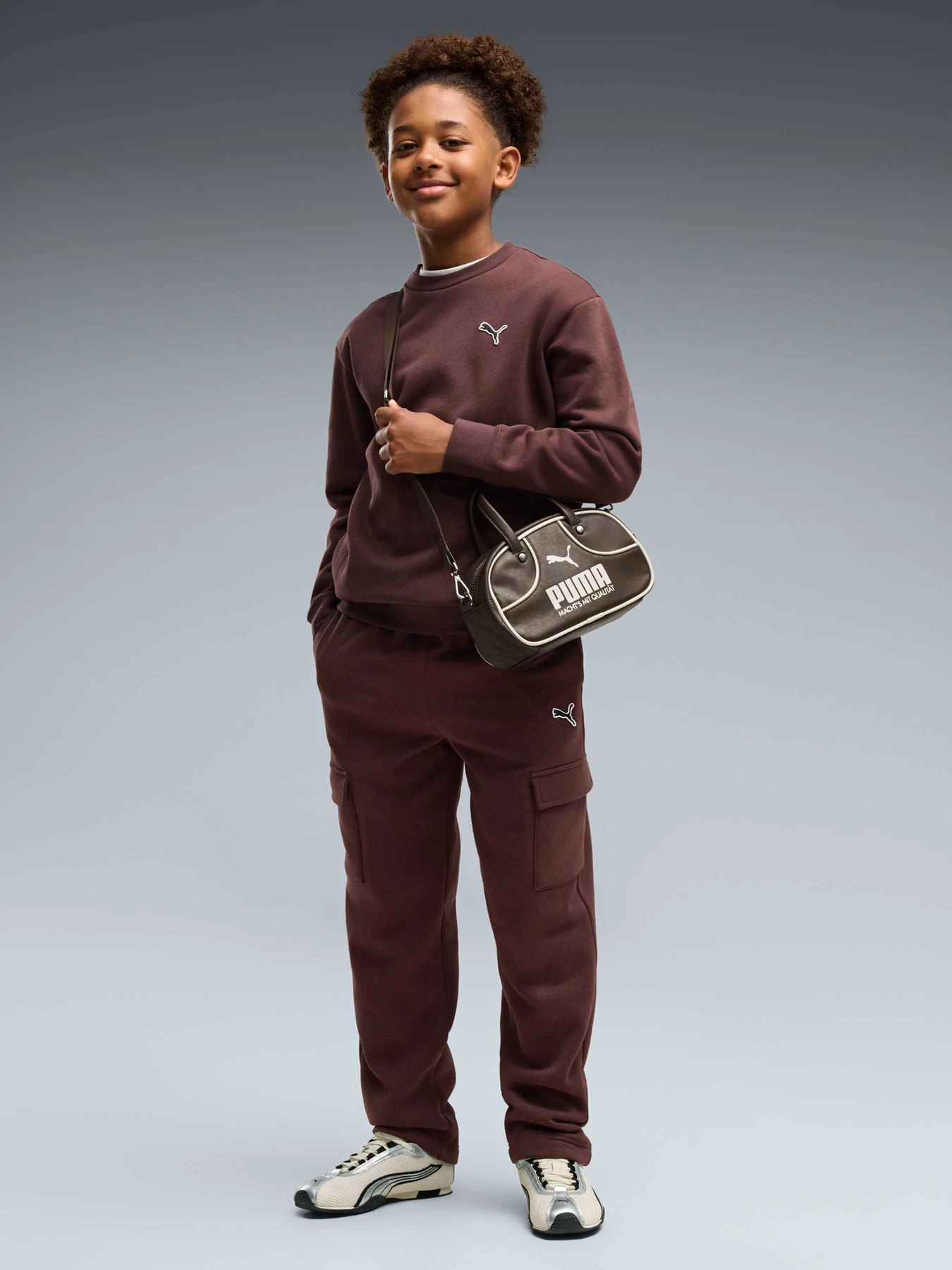 Костюмы PUMA Ess Elevated Crew Suit модель 695218 Костюмы PUMA Ess Elevated Crew Suit модель 695218 Фото