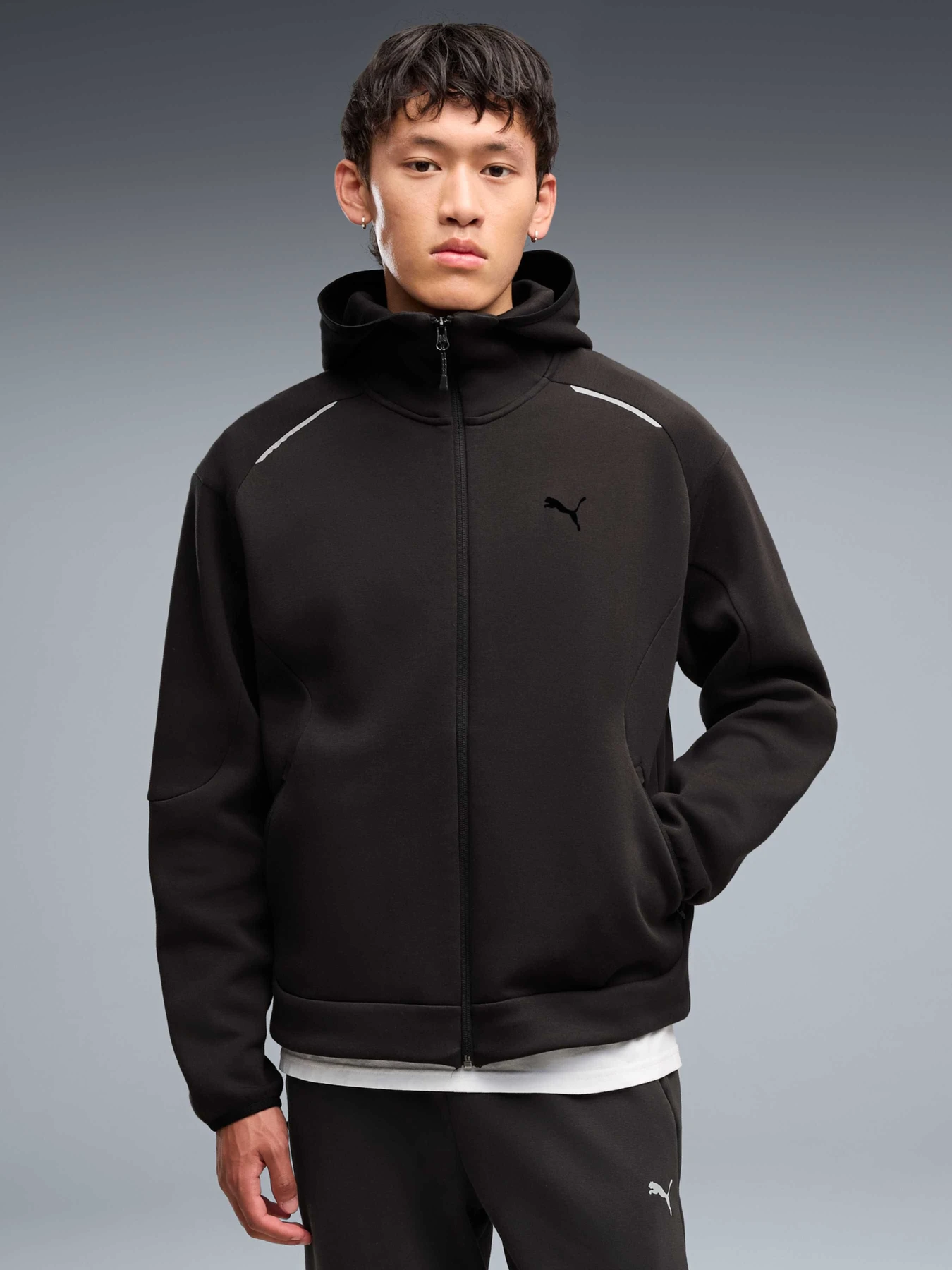 Худи и свитшоты PUMA Tech Relaxed Full Zip Ho модель 636743 Худи и свитшоты PUMA Tech Relaxed Full Zip Ho модель 636743 Фото