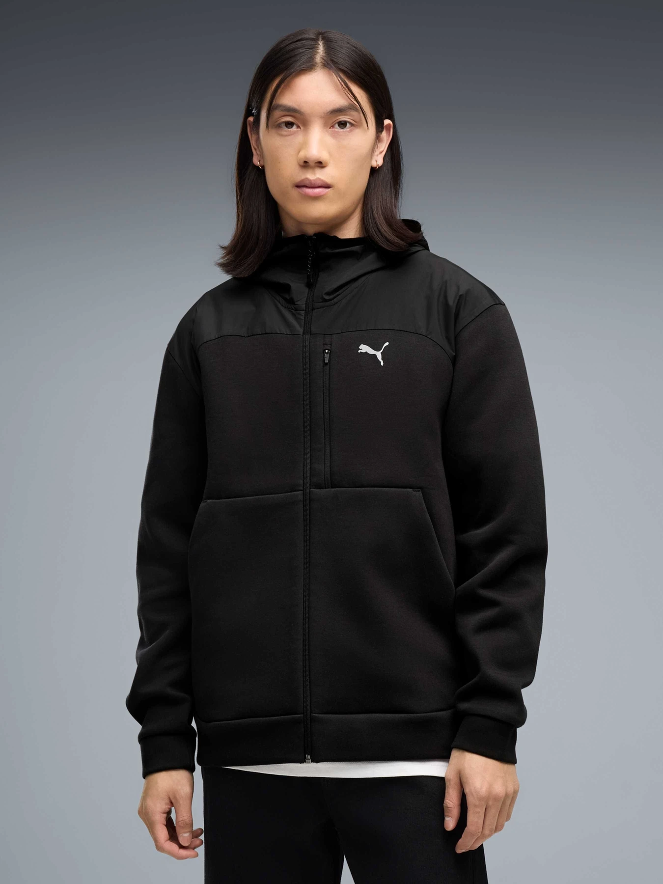 Худи и свитшоты PUMA Tech Full-zip Hoodie модель 694490 Фото