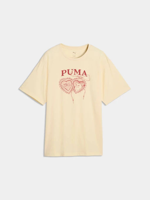 Футболки і поло PUMA Graphics Relaxed Charm Tee модель 694008 Фото